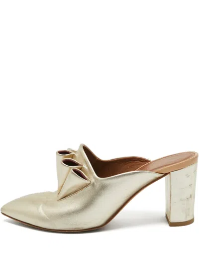 Pre-owned Malone Souliers  75mm Leather Mules