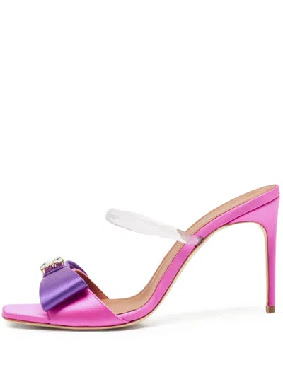 Pre-owned Malone Souliers  Emily Bow-embellished Sandals