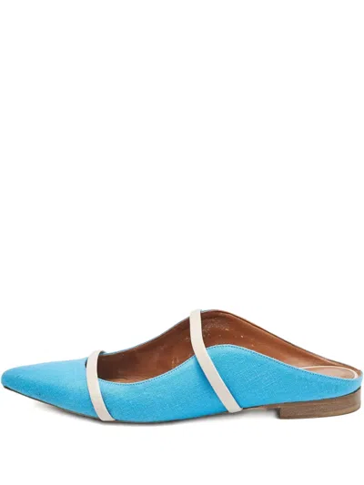 Pre-owned Malone Souliers  Pointed-toe Leather Flats