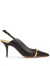 Malone Souliers 85mm Sling-back Leather Pumps In Black