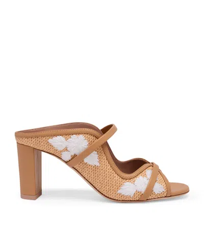 Malone Souliers Raffia-leather Norah Heeled Sandals 70