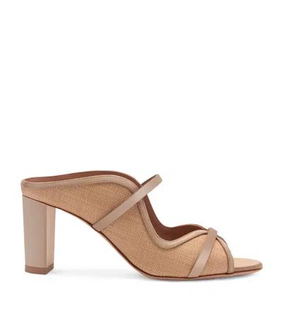 Malone Souliers Raffia Norah Heeled Sandals 70