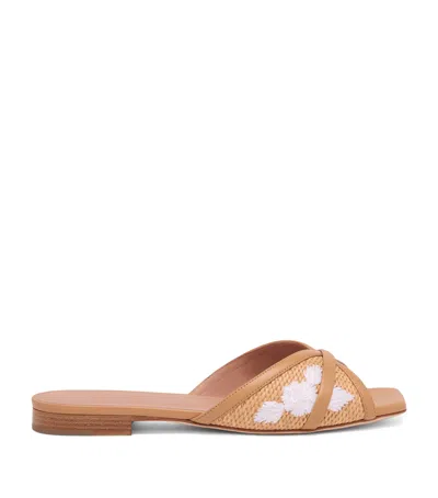 Malone Souliers Raffia Perla Sandals