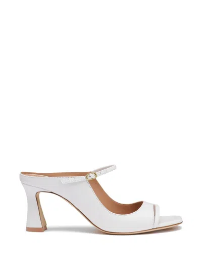 Malone Souliers Rania Buckle-fastening Mules In White