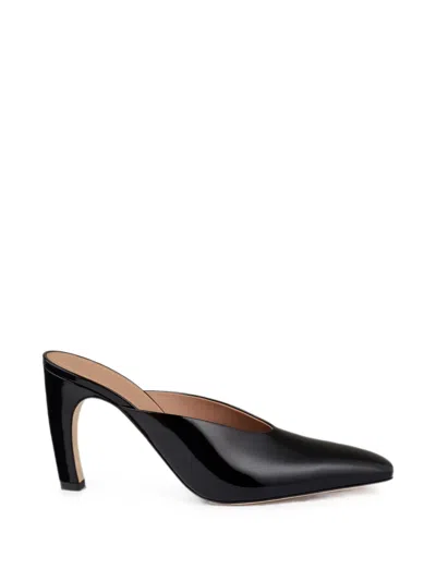 Malone Souliers Rowe Leather Mules In Black