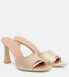 Malone Souliers Satin Crystal-embellished Roxanne Heeled Sandals 90 In Gold