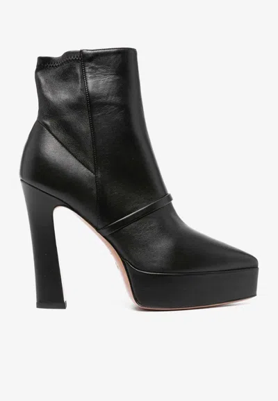 Malone Souliers Rue 125 Leather Ankle Boots In Black