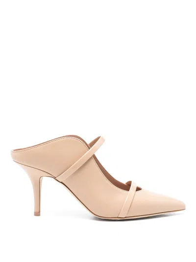 Malone Souliers Sabot Tacco 7 In Light Brown