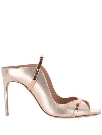 Malone Souliers Sandals In Rose Gold/rose Go