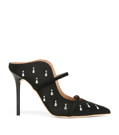 Malone Souliers Satin Embellished Maureen Mules 100