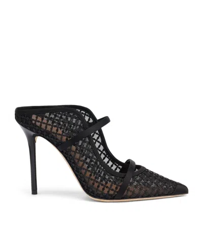 Malone Souliers Sequin Mesh Maureen Heeled Mules 100 In Animal Print