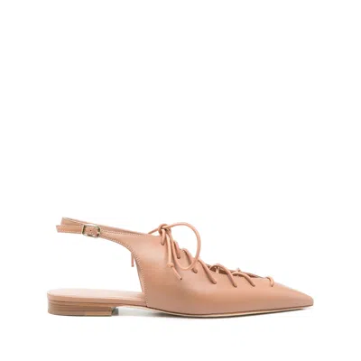 Malone Souliers Alia Ballet Flats In Brown