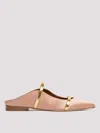 Malone Souliers Maureene Pointed Strap Mules In Blush Pink