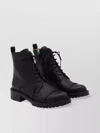 Malone Souliers Short Boots With Toe Cap And Thick Heel