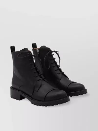 Malone Souliers Short Boots With Toe Cap And Thick Heel