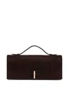 Malone Souliers Small May Suede Clutch Bag In Brown