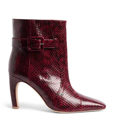 Malone Souliers Rowan Snakeskin-effect Ankle Boots In Multi