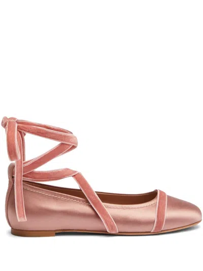 Malone Souliers Spencer Ballerina Shoes In Pink