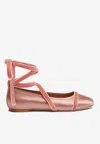 Malone Souliers Spencer Ballerina Shoes In Pink
