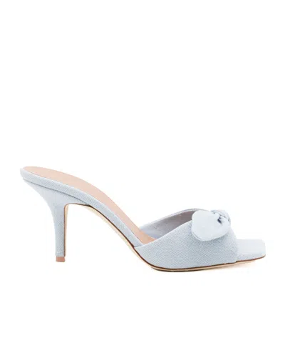 Malone Souliers Square-headed High-heeled Sandals In White