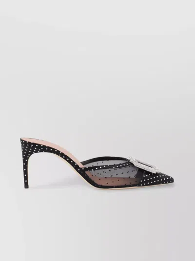 Malone Souliers Stiletto Heel Pump With Polka Dot Pattern