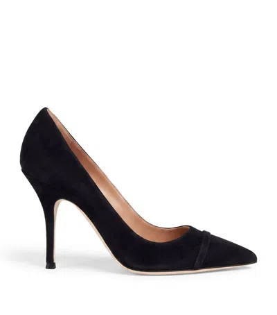 Malone Souliers Suede Nova Pumps 90 In Black