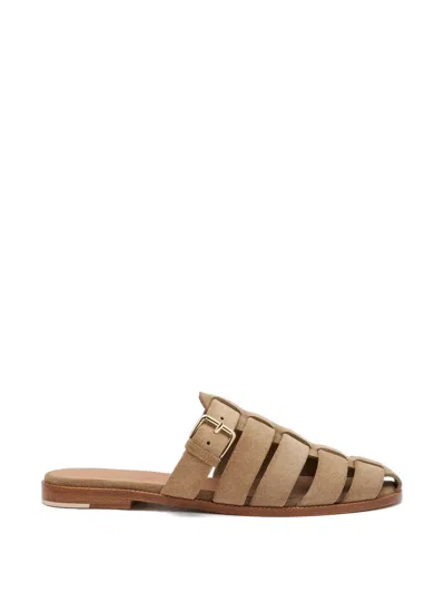 Malone Souliers Theresa Cage-style Mules In Animal Print