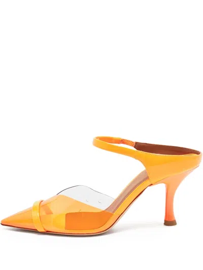 Pre-owned Malone Souliers Transparent Pointed-toe Mules