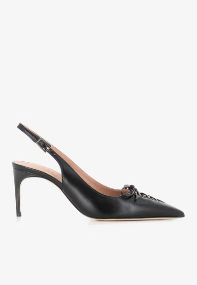 Malone Souliers Trudie 70 Leather Pumps In Black