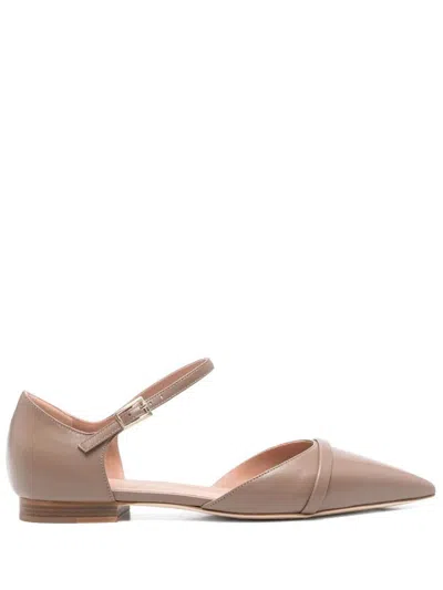 Malone Souliers Ulla 10 Flat Mary Jane Shoes In Brown
