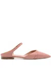 Malone Souliers 10mm Uma Flats Deep Blush In Pink