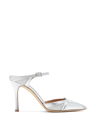 Malone Souliers Uma Mules In Red