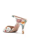 MALONE SOULIERS MALONE SOULIERS UNA 80 PRINTED CANVAS MULES