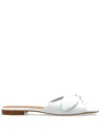 Malone Souliers Vargas Leather Mules In White