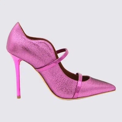 Malone Souliers Violet Leather Maureen Pumps In Pink