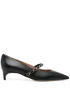 Malone Souliers Virna Leather Mary Jane Chain Pumps