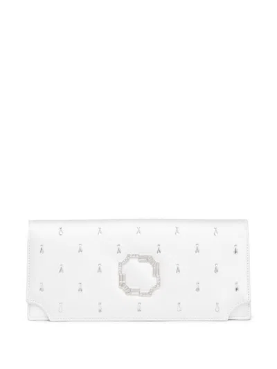 Malone Souliers Vivien Clutch Bag In White