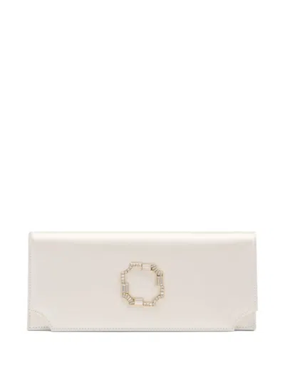 Malone Souliers Vivien Embellished Clutch Bag In Neutral