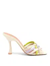 Malone Souliers West 90mm Leather Sandals In Multicolour