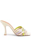 Malone Souliers West 90mm Leather Sandals In Multicolour