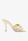 Malone Souliers West 90mm Leather Sandals In Multicolor