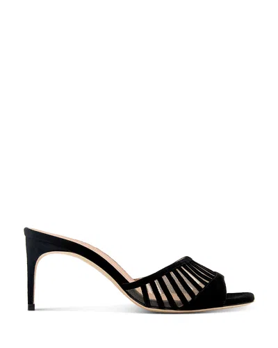 Malone Souliers Women's Bellatrix 70 Slide Sandals In Black/nude