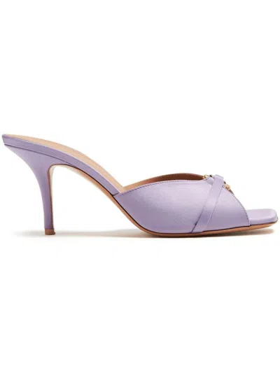 MALONE SOULIERS WOMEN'S PATRICIA 70 SATIN HEEL MULES