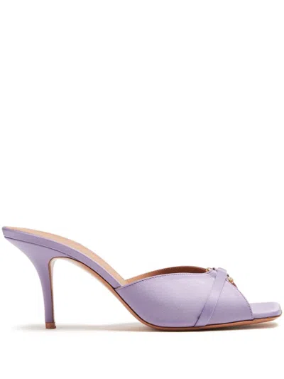 Malone Souliers Women Patricia 70 Satin Heel Mules In Multicolor