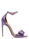 Malone Souliers Emily 110mm Satin Stilettos In Pink & Purple