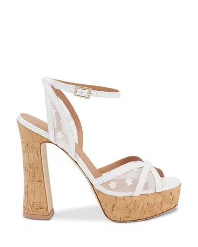 Malone Souliers Women's Sylvie Platform Sandals In White