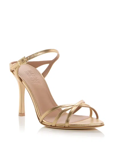 Malone Souliers Ankle-strap Heeled Sandals In Gold