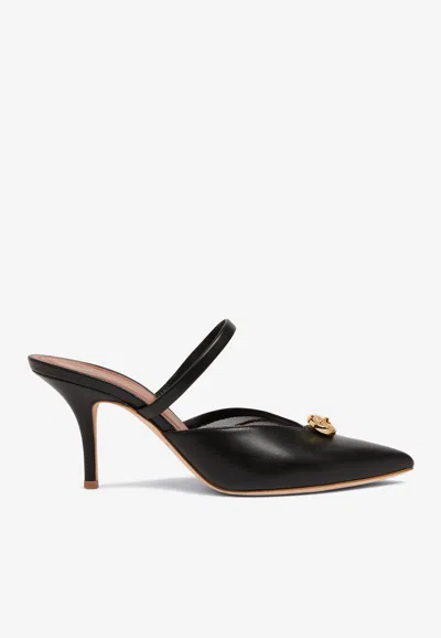 Malone Souliers X L'atelier Nawbar Vanya 70 Mules In Mesh And Nappa Leather