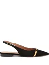 Malone Souliers Jama Ballerina Shoes In Black