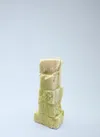 Malte Van Der Meyden Layered Stack Candle In Green